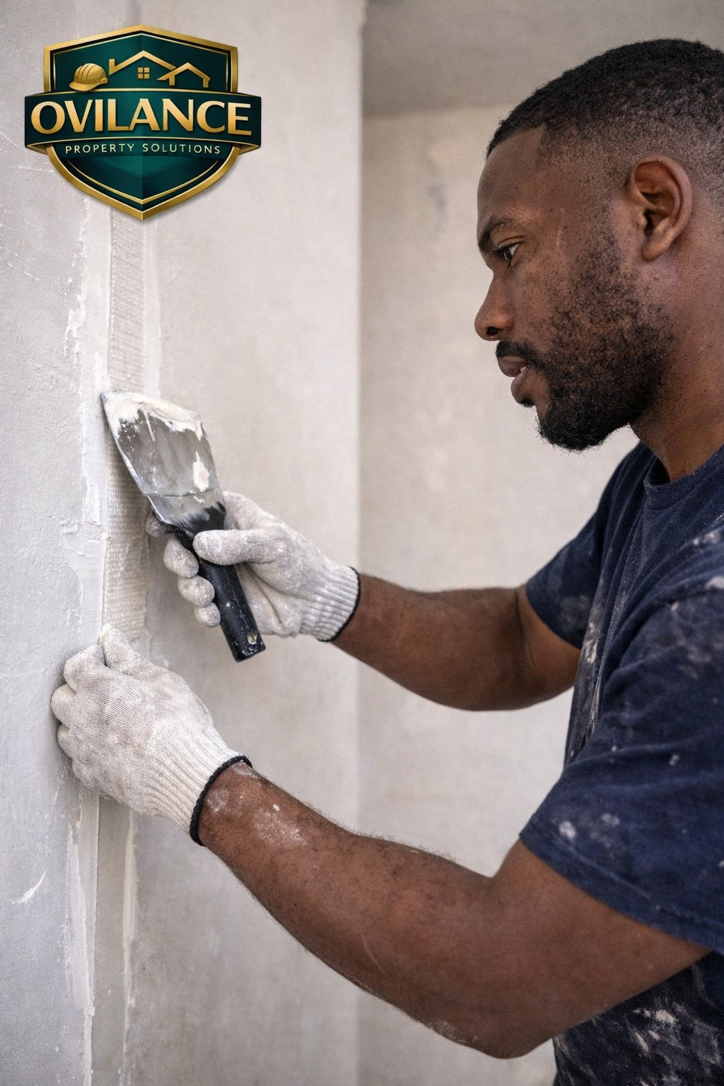 Drywall repair Daytona Beach Ovilance crew